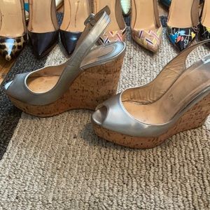 Christian louboutin wedges. Sizes 39.